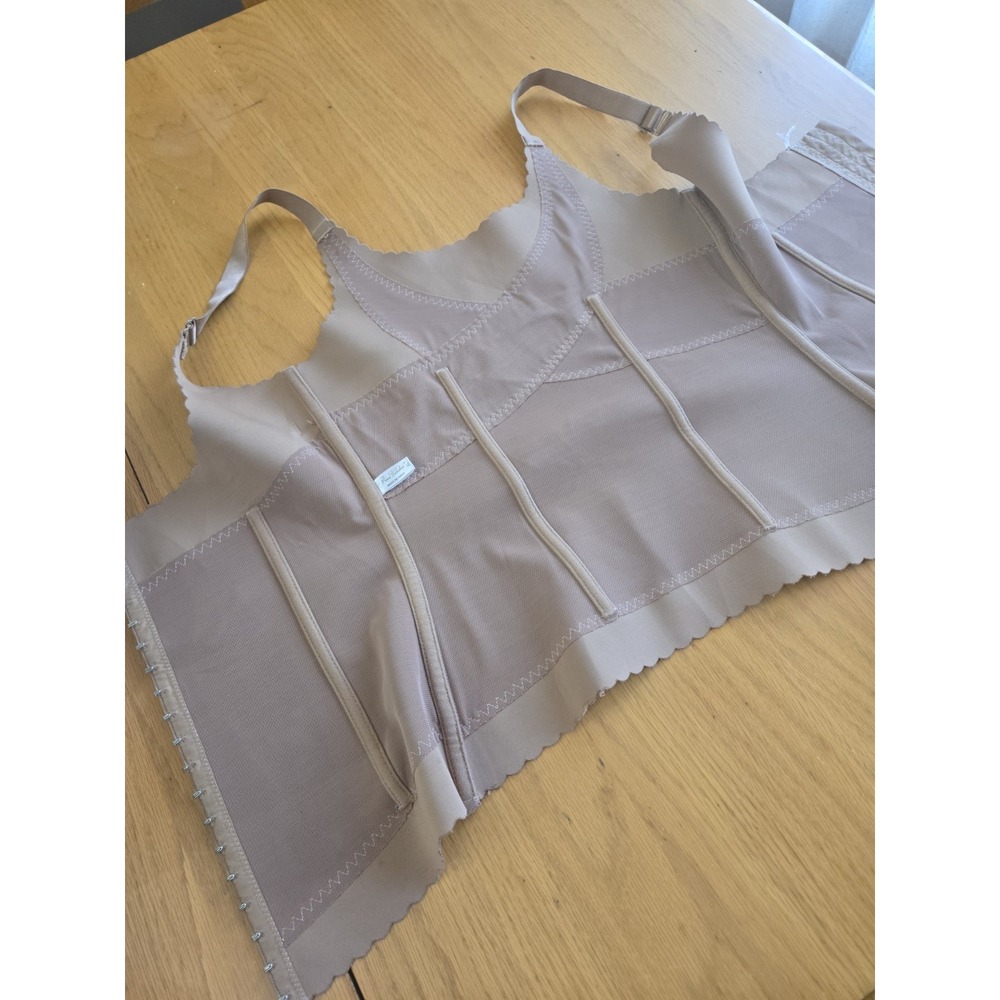Prima Valentina Compression Cami Corset Size XL Boned Adjustable Straps Nude - Picture 8 of 8